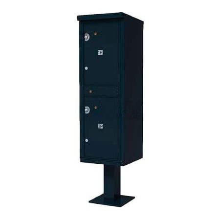 Florence Mfg Co Valiant Outdoor Parcel Locker, Black 1590T1BKAF